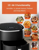 Royalty Line Digital Airfryer XL 3.5L 1200W  AF-5605D