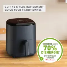 Moulinex friteuse sans huile EZ245b20 5L