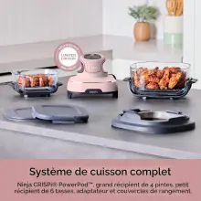 Ninja FN101PK Crispi Air Fryer Portable 4 en 1 Verre