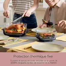 Ninja FN101PK Crispi Air Fryer Portable 4 en 1 Verre