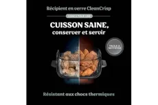 Ninja Crispi Airfryer en verre FN101EUGY Bleu Gris FN101EUGY