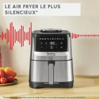 Friteuse Easy Fry Silence, 5L, Air fryer, Inox EZ552DF0