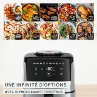 Friteuse Easy Fry Silence, 5L, Air fryer, Inox EZ552DF0