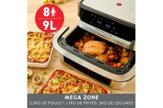 Moulinex Friteuse 9l sans huile Easy Fry Dual Flex EZ922DF0
