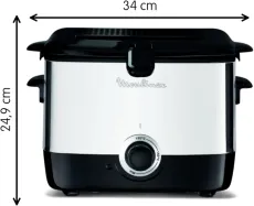 Friteuse Moulinex AF220010 minifrito 1000 W Argent et Noir