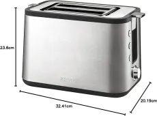 Grille pain Krups CONTROL LINE INOX 2 FENTES KH442D10