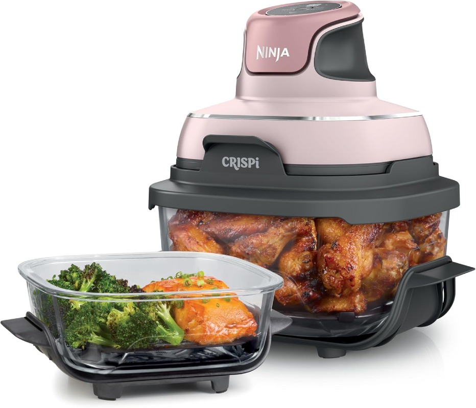 Ninja FN101PK Crispi Air Fryer Portable 4 en 1 Verre