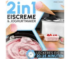 Sorbetière Et Yaourtière Électrique Proficook PC-ICM 1268